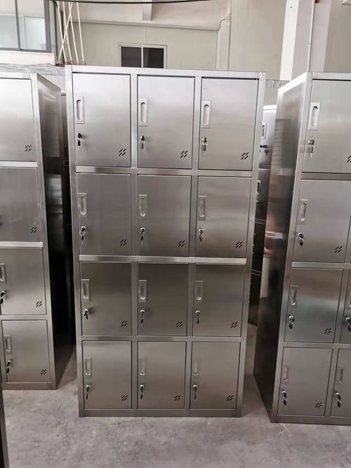 不锈钢更衣柜12门